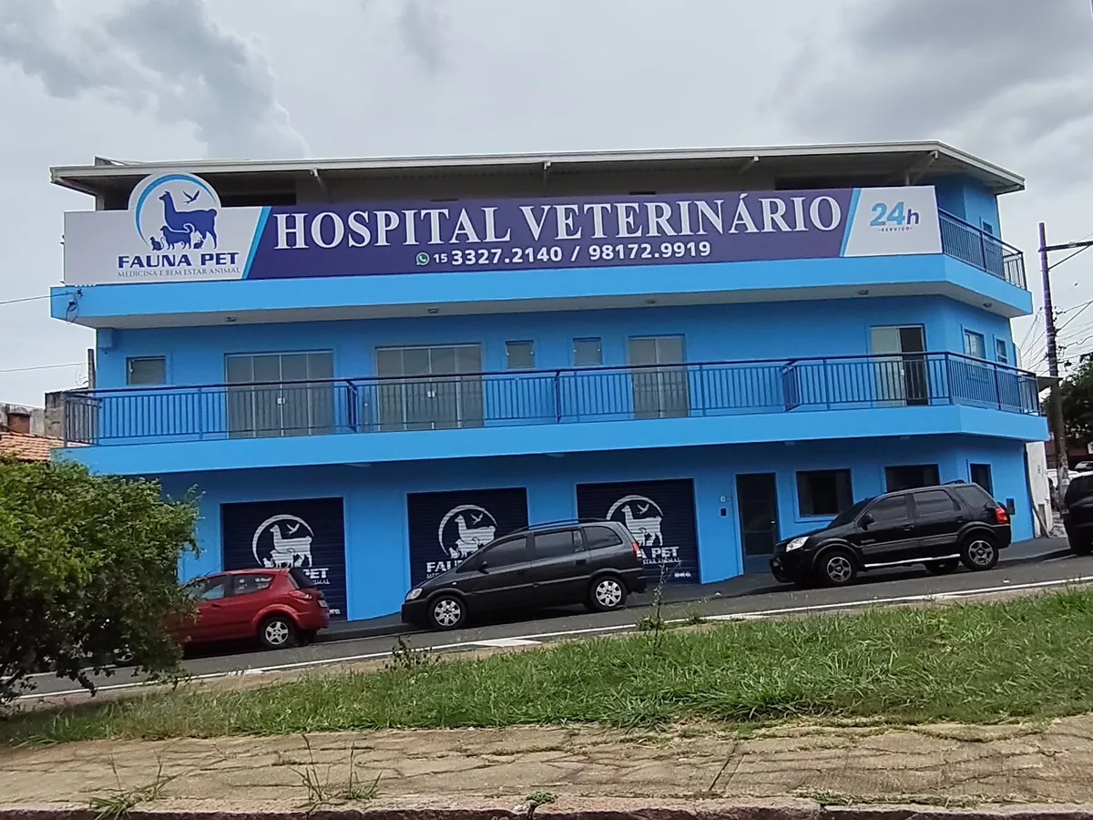 Fachada do Hospital Veterinário Fauna Pet, em Sorocaba