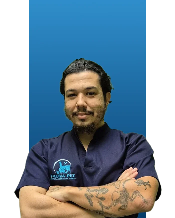 Veterinário da equipe Fauna Pet